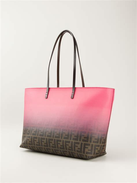 pink fendi zucca bag tote|farfetch zucca tote bag.